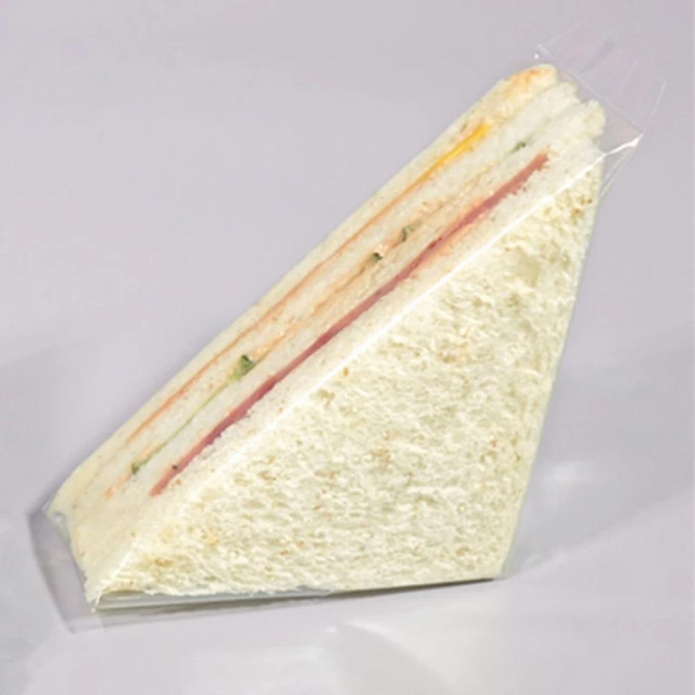 100pcs Plastic Bread Bags Transparent Sandwich Wrappers  Birthday Party