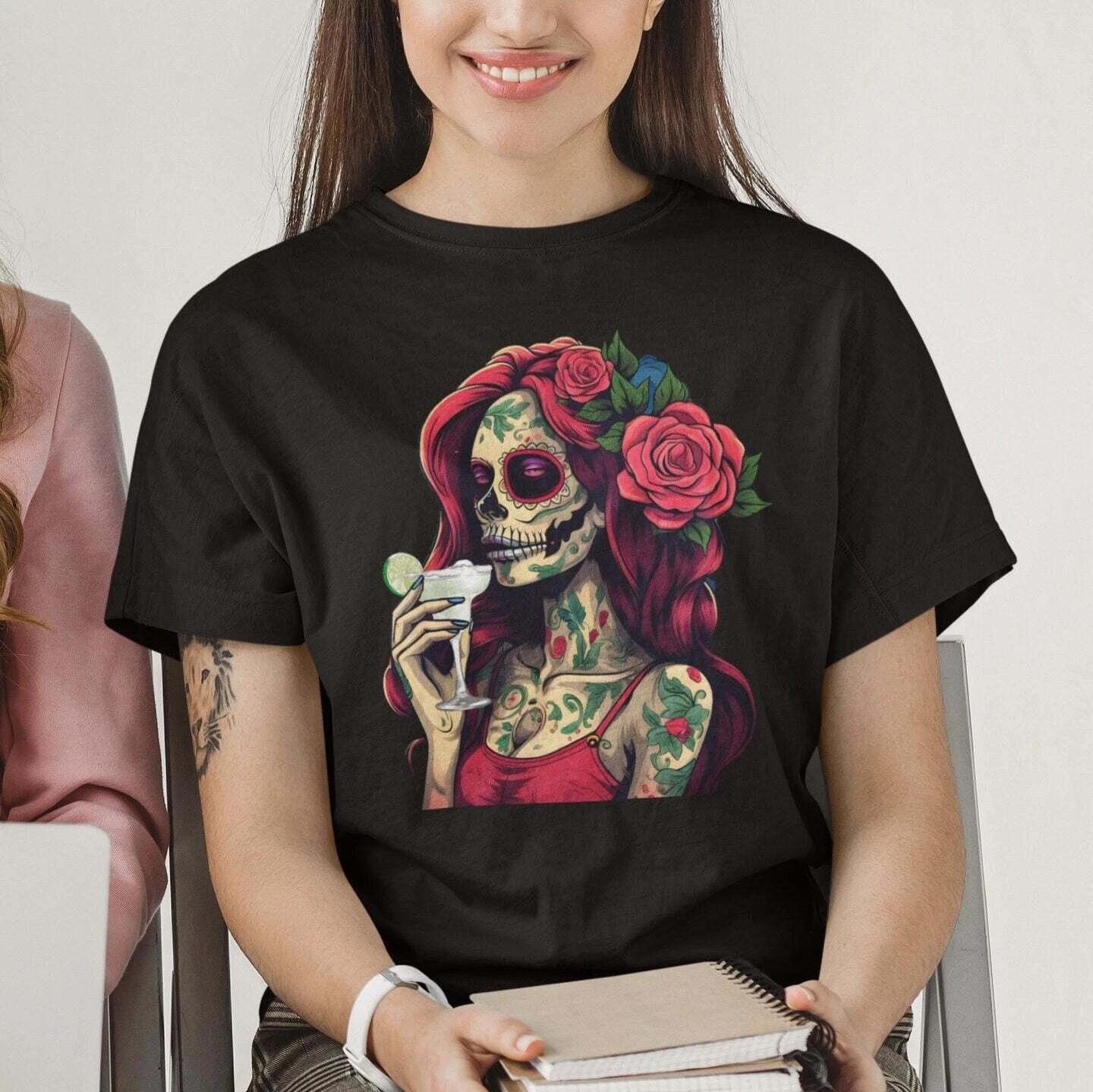 Sugar Skull Margarita Shirt 3XL