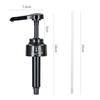 1L Spender Siruppumpe Schwarzer Flüssigkeitsspender für Monin Sirup 10ml Saftflaschen-Spenderpumpe Küche Büro