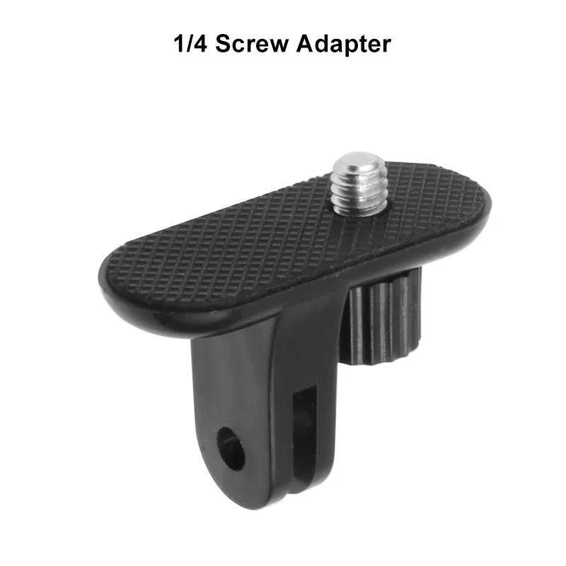 Universal 1/4" Screw Conversion Adapter Mount For GoPro 13 12 11 10 9 8 SJCAM AKASO Insta360 DJI Osmo Action Camera Accessories