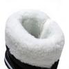 Winter snow boots women's tall cotton boots winter zipper waterproof non-slip velvet cotton shoes thickened