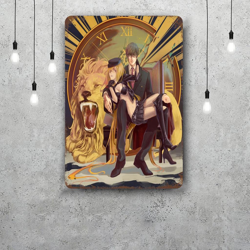 Noragami Anime Manga Segni di Latta Metallici Vintage Poster Decorazioni Placca Metallica Retrò Decorazioni per Pareti per Garage Bar