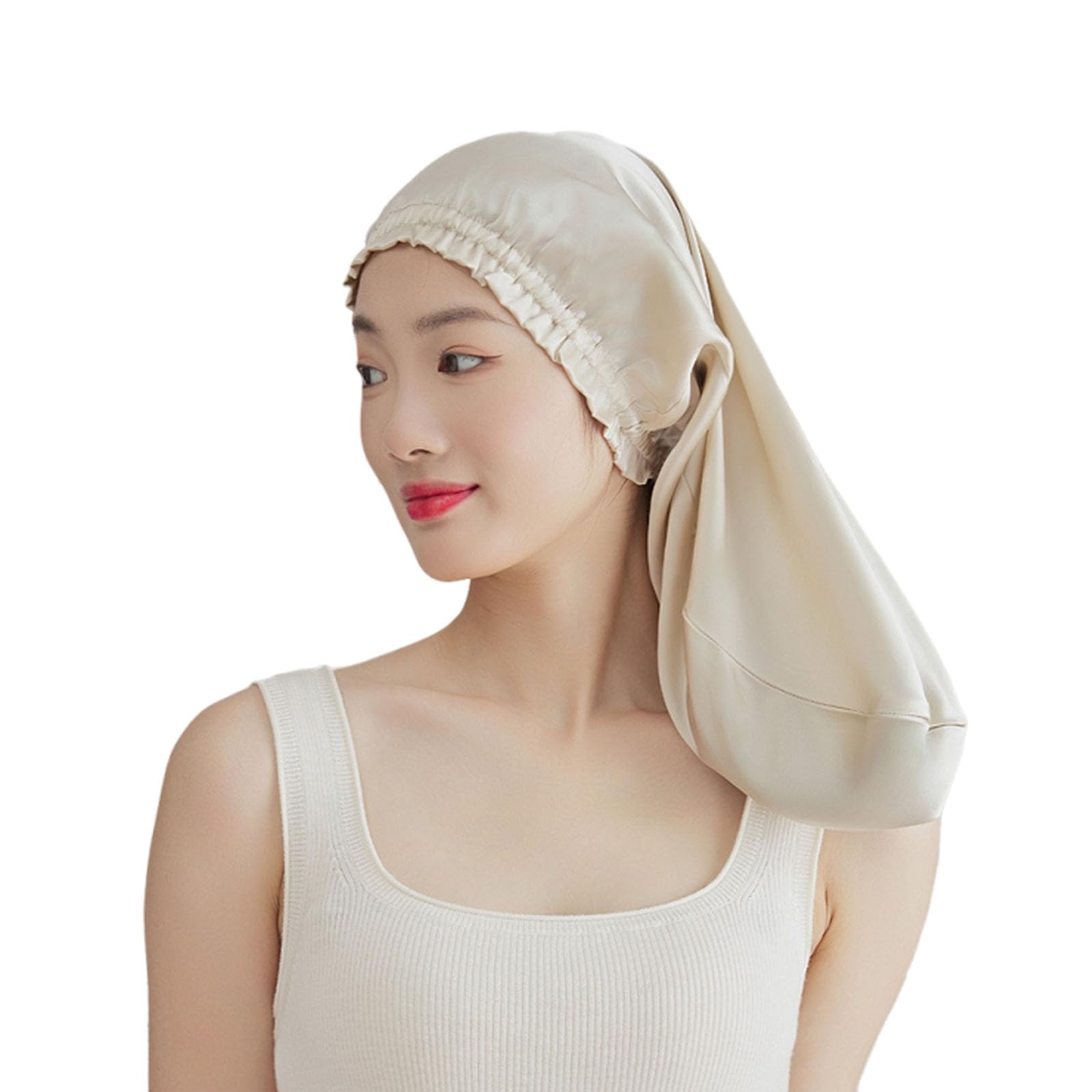 

CHANJIF Ночной шелковый чехол для волос Уменьшает Увлажняет Придает Блестящий Защищает Волосы от Для 38см Чехол, Чехол, Шелк, Трение, Кожа головы, Волосы, Сухость, Сон,