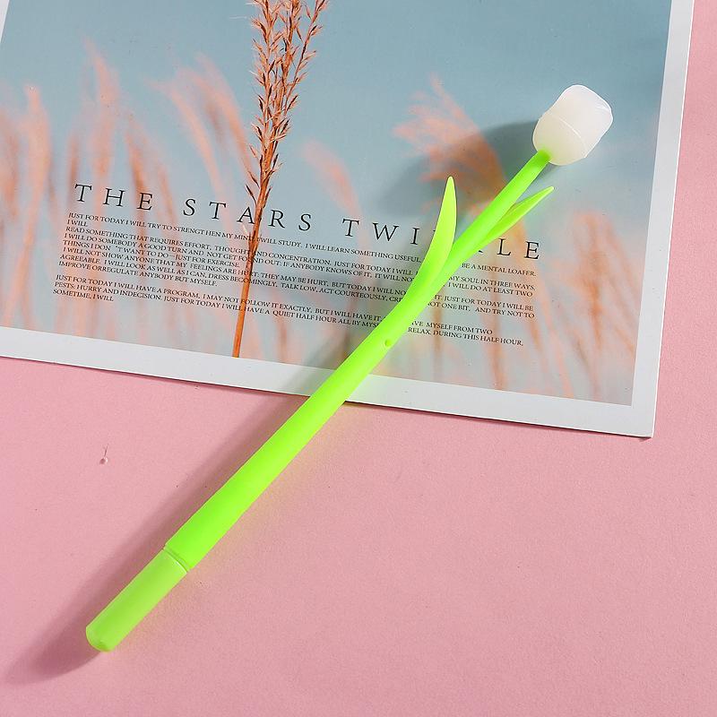 Color-Changing Rose Silicone Pen - Creative Gift for Students