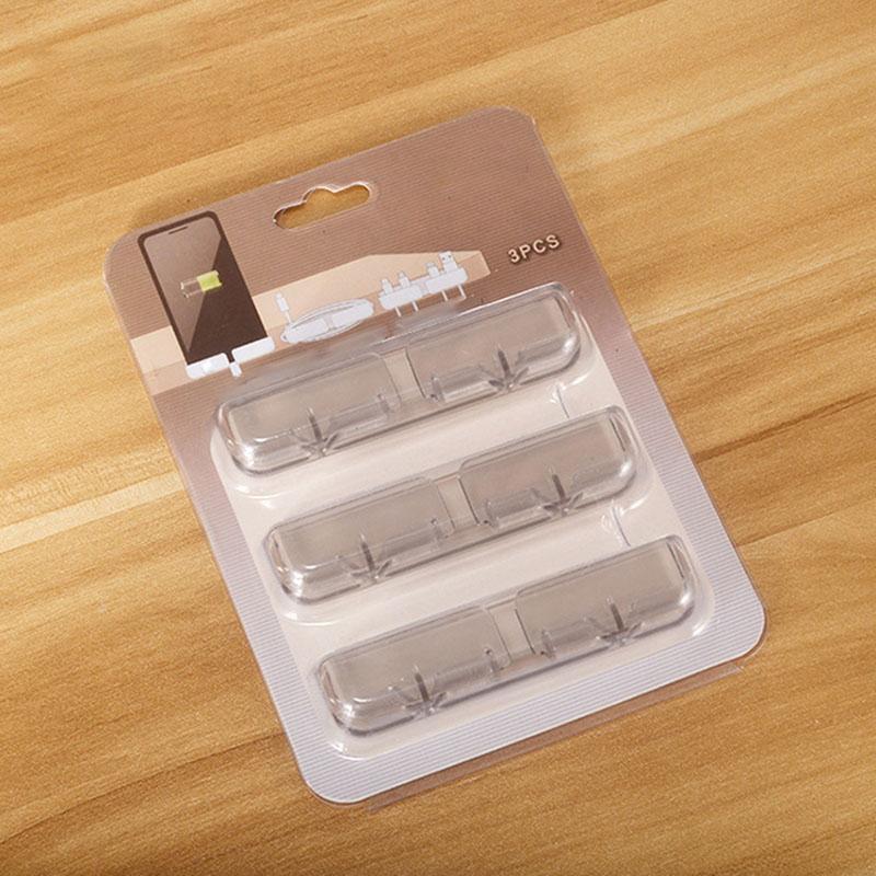 Self-adhesive, no-drill cable organizer, wire clip for desktop data cable storage, car network cabling, and wire fixing