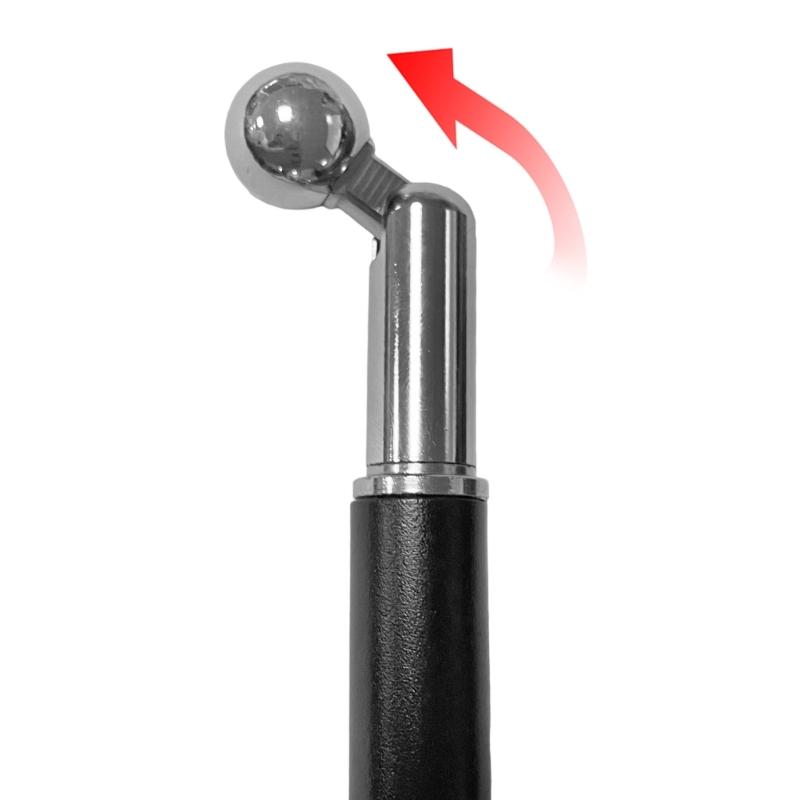 Universal 17mm Ball Joint Adapter With 1/4" Male Screw Iron Construction for Photography Equipment