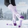 2 Pairs Thicker Design Ski Socks Warm Mountaineering Socks Sports Socks  Cycling