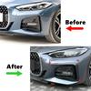 Für BMW 4er G22 G23 G26 M Sport 2020 2021 2022 2023 Frontstoßstange Splitter Nebelscheinwerfergrill Spoilerabdeckung Lüftungsöffnung Windmesser