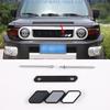 Three-Colour Front Centre Grille Cover Trim 1pcs For Toyota FJ Cruiser 2007-2014