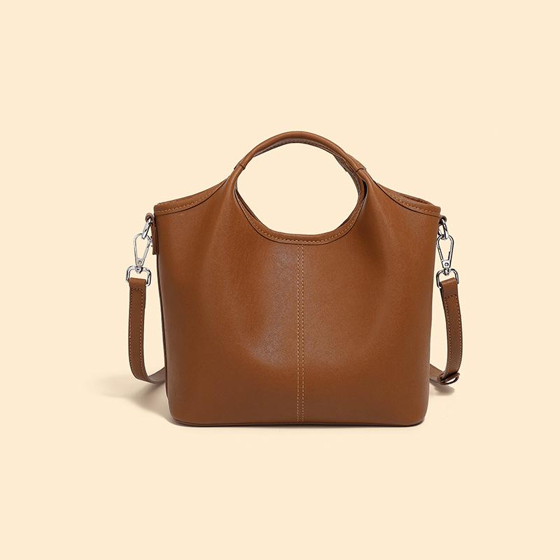 Premium Cowhide Women's Bag Versatile Shoulder Messenger Bag Niche Handbag
