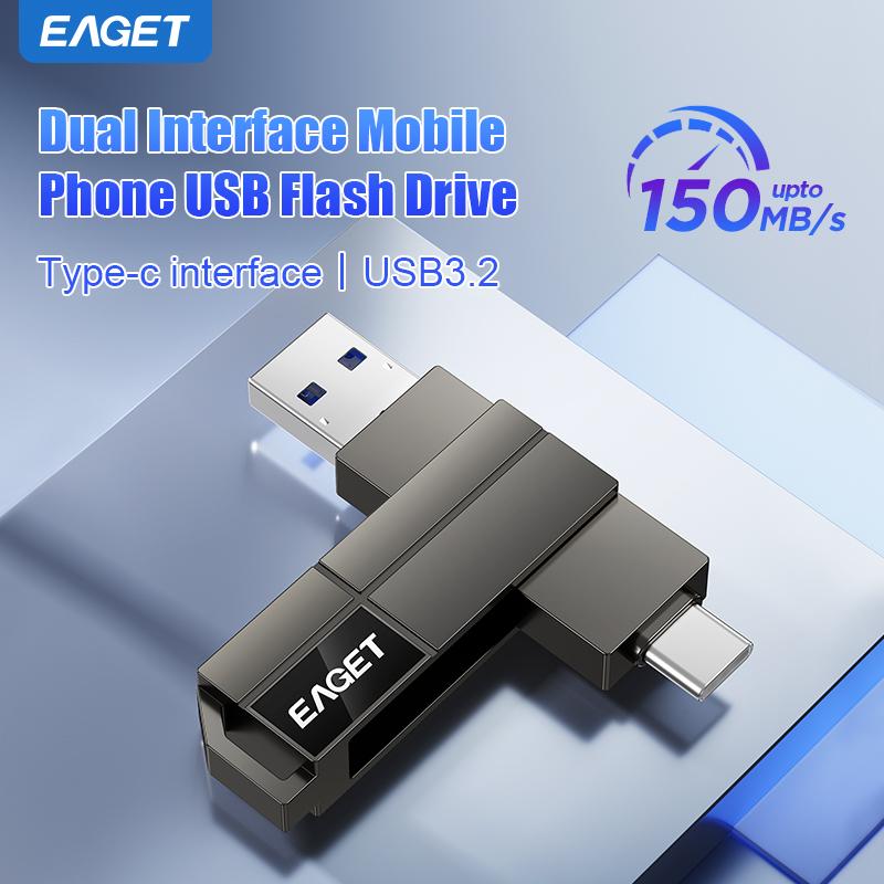 USB-Stick Typ C zu USB Multifunktionaler USB 3.2 Speicherstick Flash-Disk Typ-C Pendrive