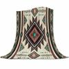 Indian Geometry Graphics Throws Blankets for Sofa Bed Winter Soft Plush Warm Sofa Throw Blanket Holiday Gifts