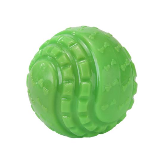 Dog Rubber Ball Toy Interactive Squeaky Chew Toy Textured Teeth Cleaning Toy Fetch Ball for Small Medium Large Dogs Training
