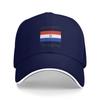 PARAGUAY Flag Art Design Baseball Cap  Kpop Rock Wholesale Hip Hop Hats WoWomen Women Fashion Design Baseball Caps