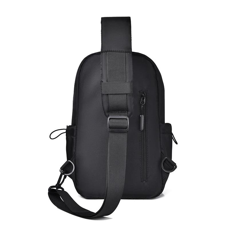 Men's Multifunctional Chest Bag with Adjustable Shoulder Straps, Large Capacity Men's Fashionable Crossbody Bag Multifunctional Shoulder Bag