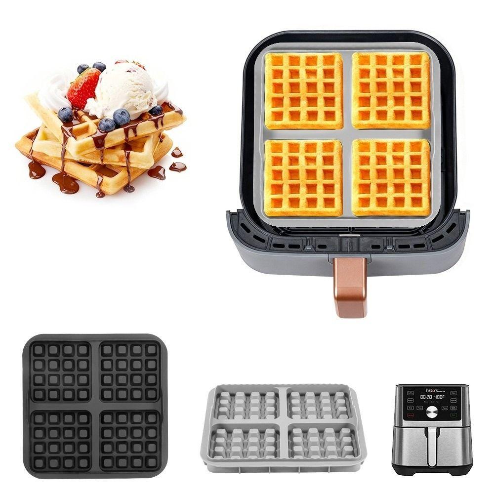 1pcs Silicone Waffle Baking Mold Air Fryer Waffle Maker for Ninja AF181 AF180 AF141 AF140 Philips NA229 NA230 HD9270 COSORI 6.2L