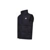 New Balance Down Vests Unisex Black Stand Collar Moderate Straight Fit NJA4E013-BK