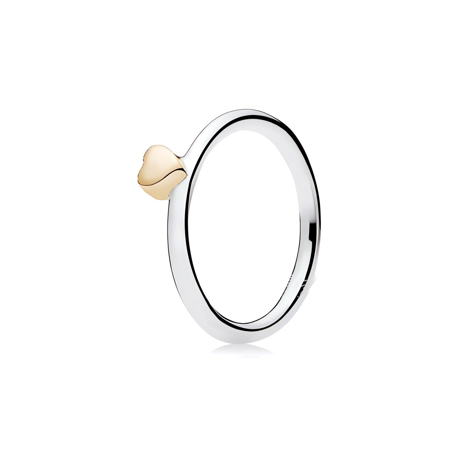 Pandora Solid Design 14K Gold Silver 925 Ring Women rings 196548 56