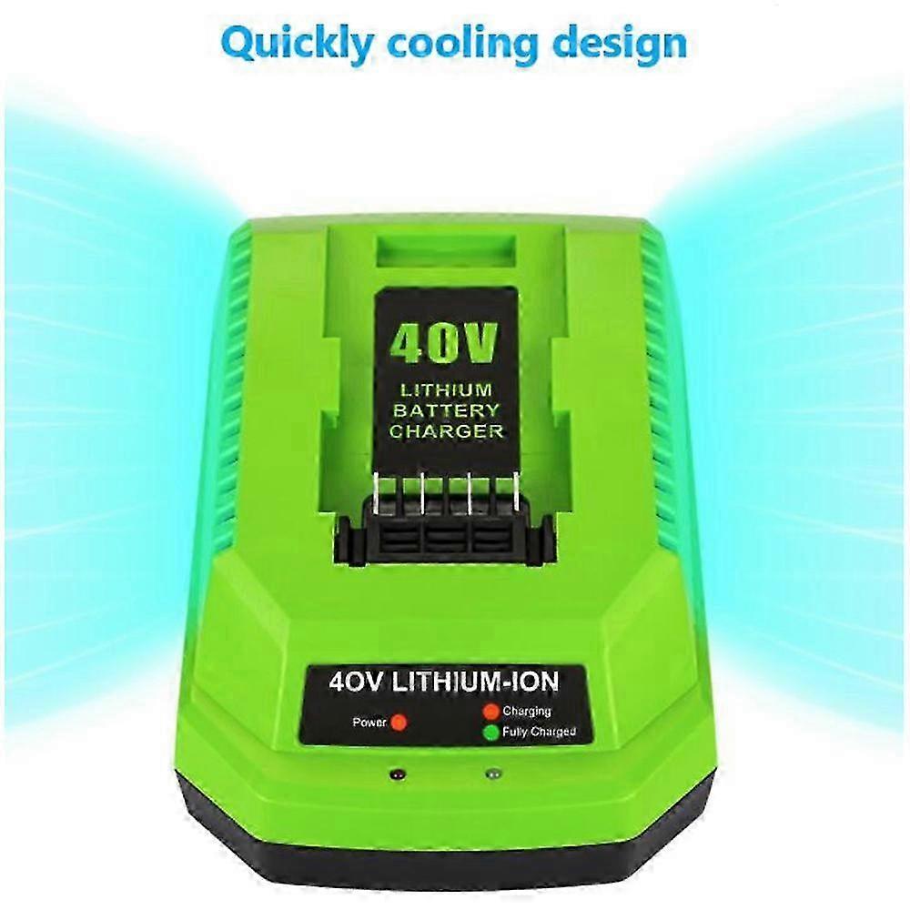 40v Lithium Battery Charger For Greenworks 29482 G-max 40v - Battery 29472 29482 29652 G40825 Eu Pl