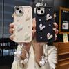 Suitable for Apple 15PROMAX Metal Photo Frame Tpu Pearl Love Mobile Phone Case IPhone 7 16 Protection Case