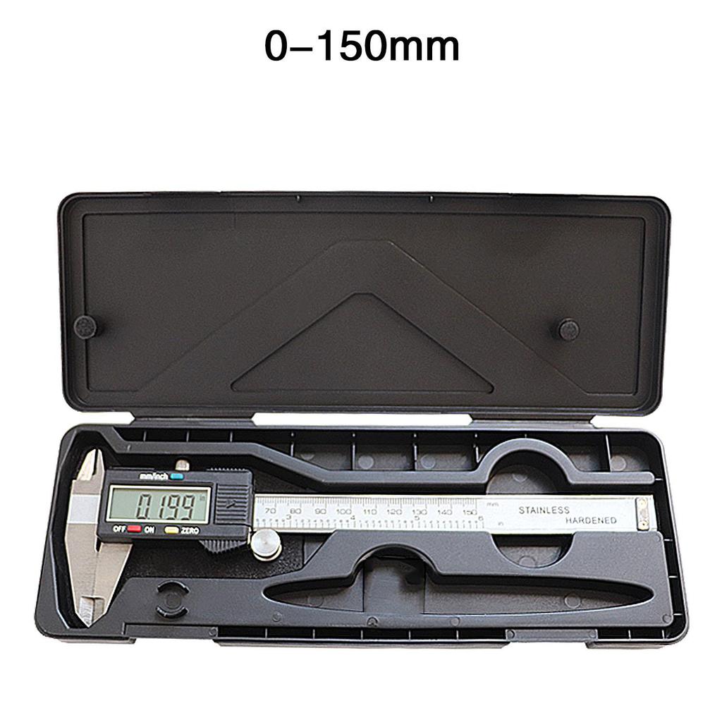 150mm 100mm Electronic Digital Caliper Carbon Fiber Dial Vernier Caliper Gauge Micrometer Measuring Tool Digital Ruler