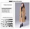 Double-Sided Woolen Coat for Women, Long Over-the-Knee Slim Fit, 2026 Autumn/Winter Trendy Style for Middle-Aged Mothers.