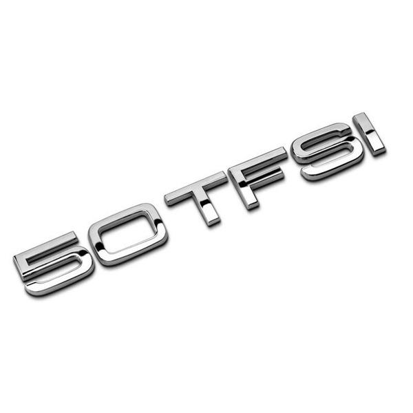 Car Rear Trunk Emblem Tail Decoration TFSI Badge Sticker