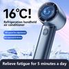New Electric Fan Technology Display 8000mah Wireless Portable Air Circulator Fan Desktop Air Cooling Cooler Quiet Fan 2025