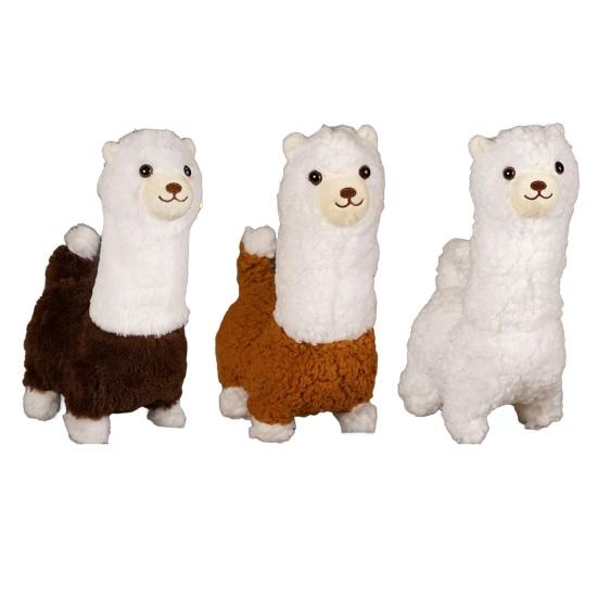 Interactive Robotic Alpaca Lifelike Walking Sounding Stuffed Animal Realistic Alpaca Plush
