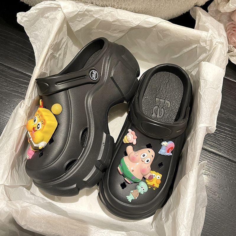 Cross-Border Cute Hat Coal Briquette & Shoe Accessories Set - Matching Shoe Buckle & Flower Set