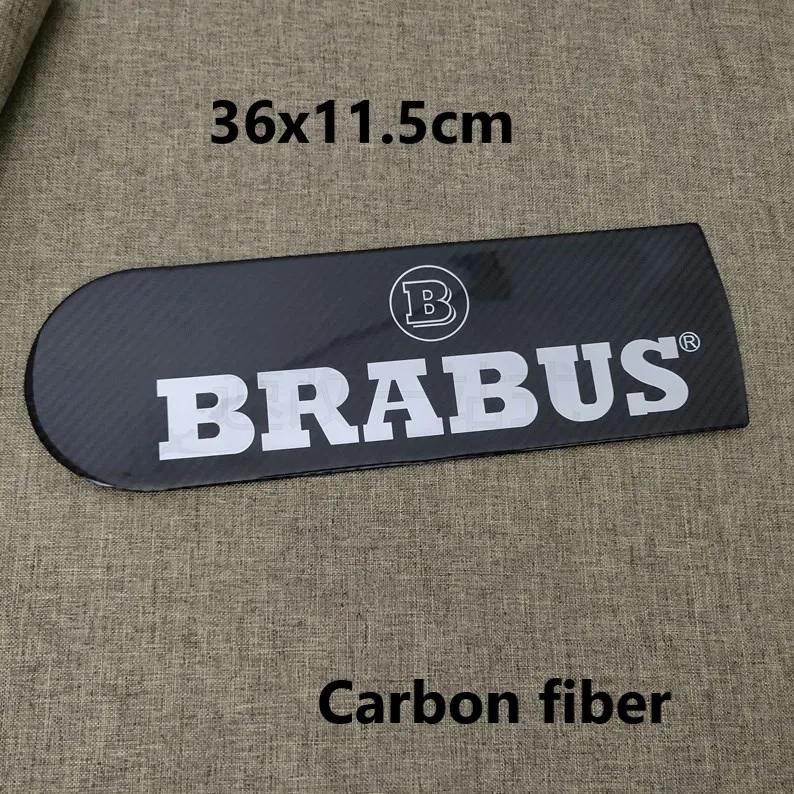 Naklejka na Samochód 36x11cm Osłona Ochronna Koła Zapasowego w Bagażniku Tylnym Odznaka Emblemat Naklejka dla BRABUS Klasa G G63 G65 G400 G500 G350 800 900