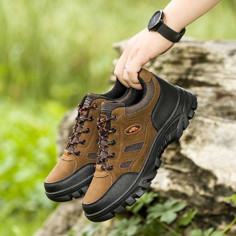 Outdoor Herren Wanderschuhe Rutschfeste Herren Kletterschuhe Lässige Trekkingsneaker Bequem Abriebfest Schnürschuh