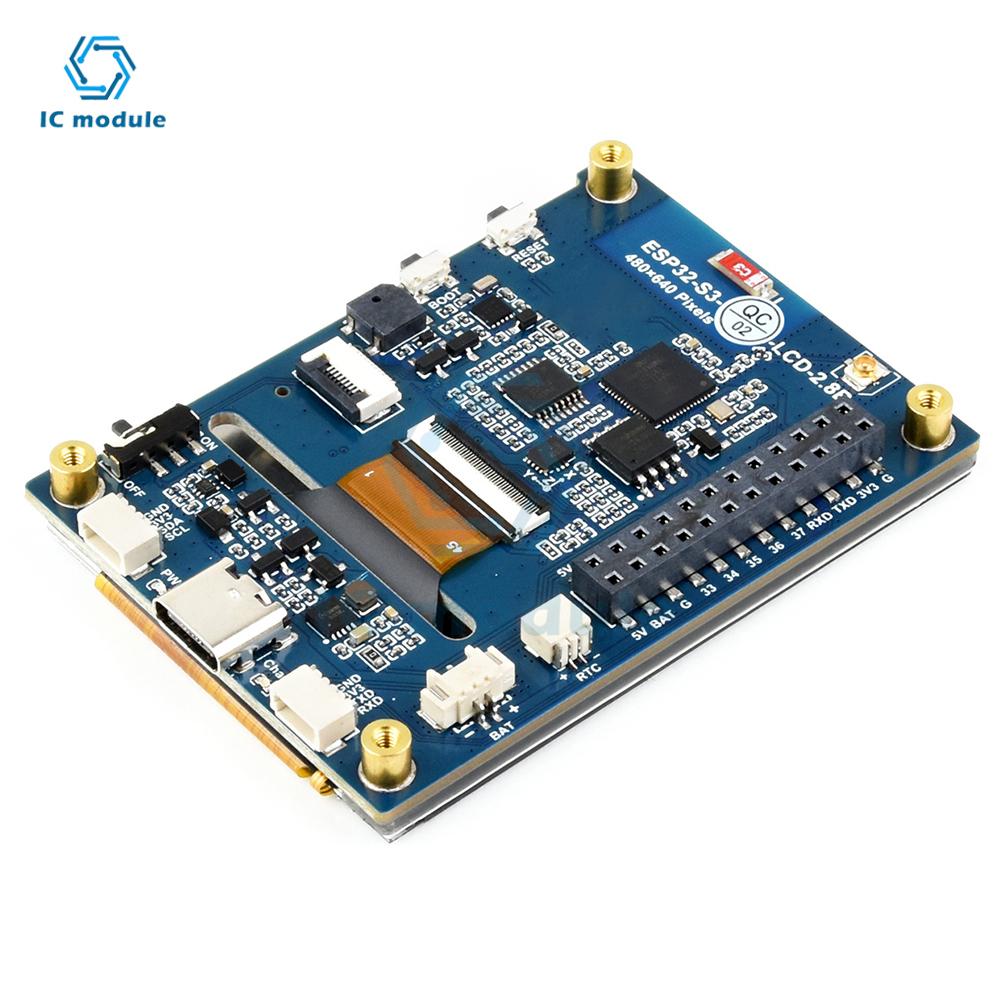 ESP32-S3 2.8 Inch LCD Screen Wifi Bluetooth Development Board Capacitive Touch Display Development Board Optional