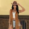 Abiti Western Accessori Costume da Cowgirl Occidentale Cappelli da Cowgirl Cintura Collana per Costume Cosplay di Halloween per Adulti
