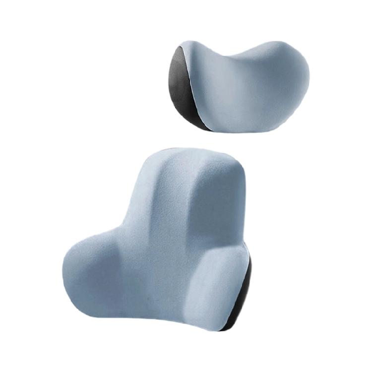 

Car Seat Cushion with Neck Support Memory Foam Padding for Long Drives Ergonomic Seat Pillow Lumbar Support Cushion