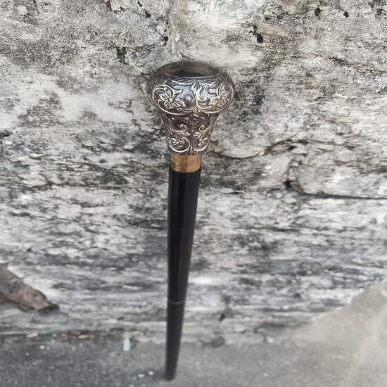 Messingkopf Griffstil Designer Viktorianischer Holzspazierstock Schaft Stock Geschenk