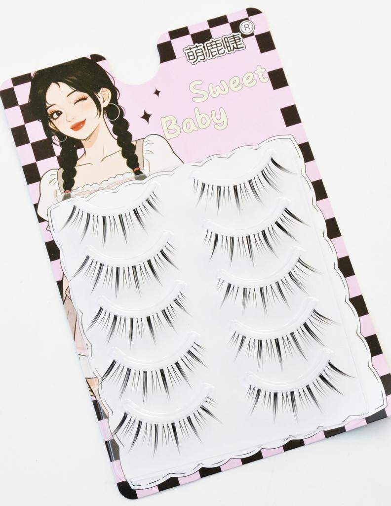 Menglu eyelash whole false eyelashes one piece M01 clear air photogenic eyelashes natural simulation makeup artist
