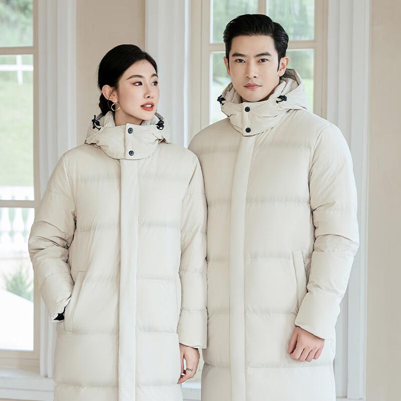 Tremon Unisex Mittellange Daunenjacke mit Kapuze