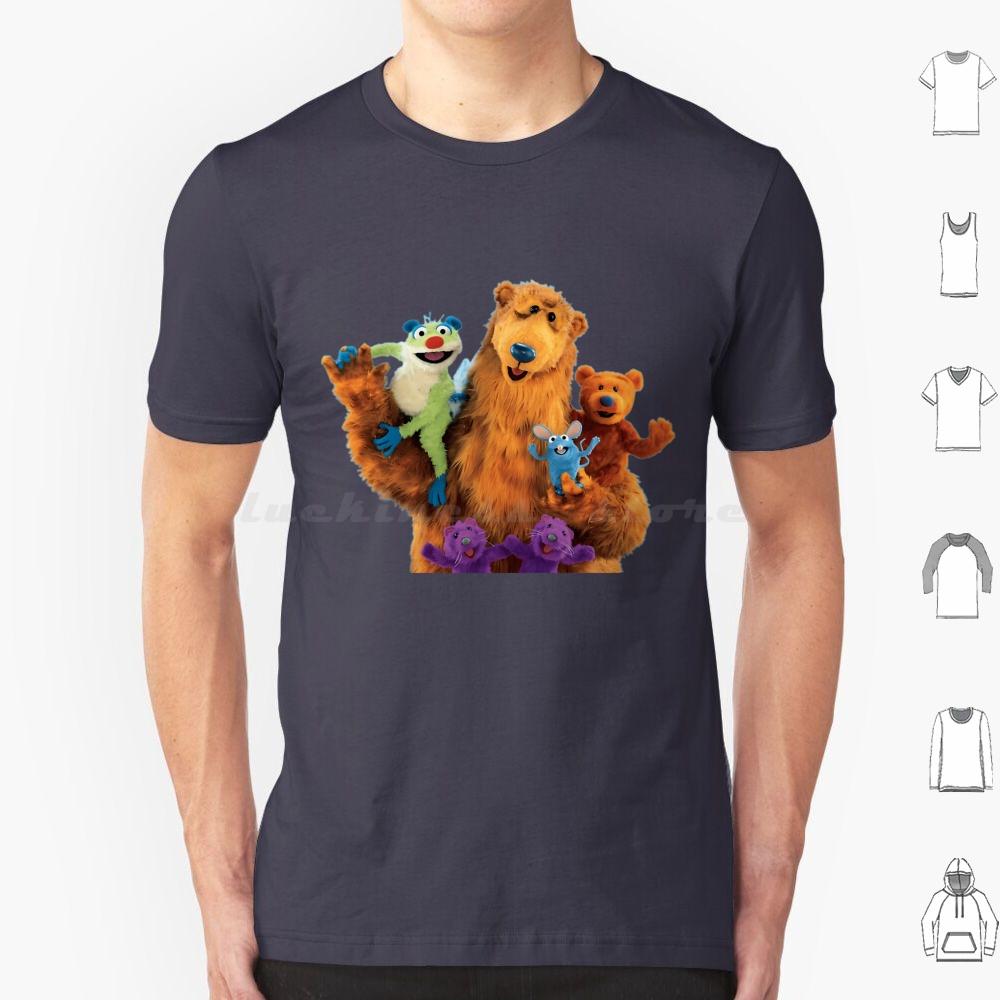 Bear And Friends T Shirt  Cotton Cool Tee Bear In The Big Blue House Bear Nella Grande Blu Bear En La Gran Azul 90 Cartoon