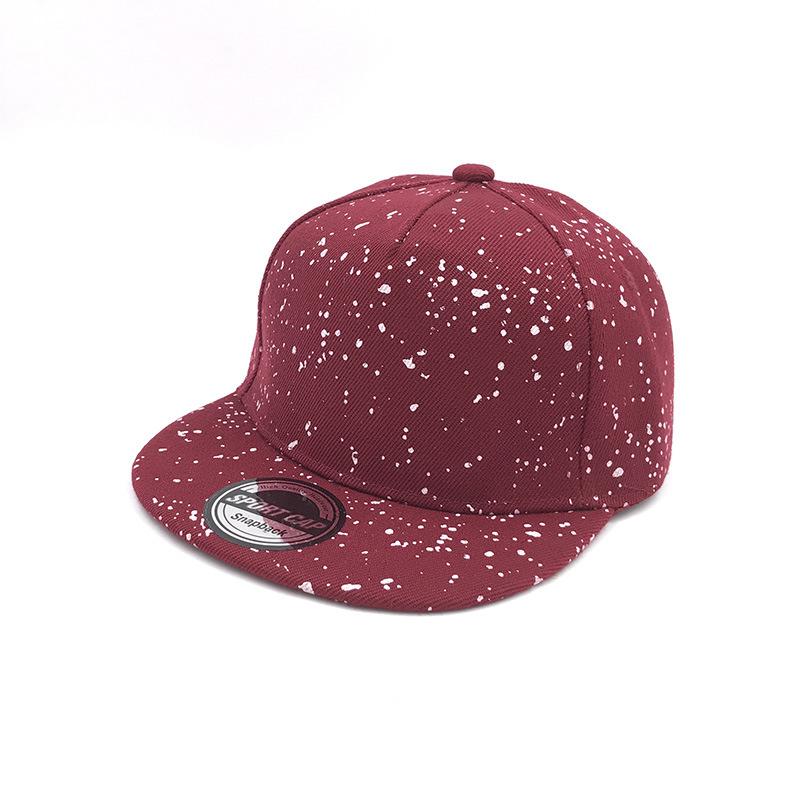Children'S Light Board Hat, Graffiti Snowflake Outdoor Baseball Cap, Male And Female Baby Hip-Hop Hat