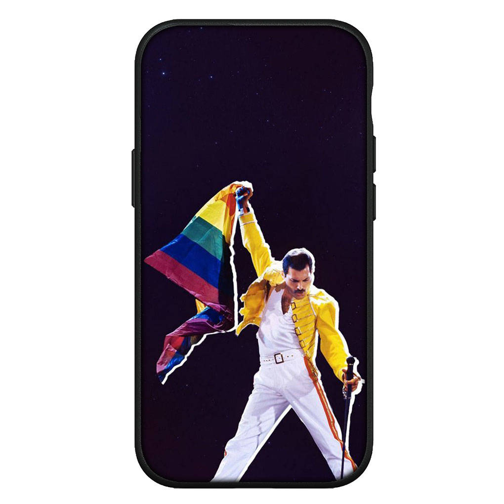 Hülle für iPhone 16 15 Xiaomi Redmi Note 14 13 12 11 Pro Max X 8 9 16e Samsung Galaxy S25 S24 S23 Moto A4 OPPO Huawei Queen Freddie Mercury Handyhülle