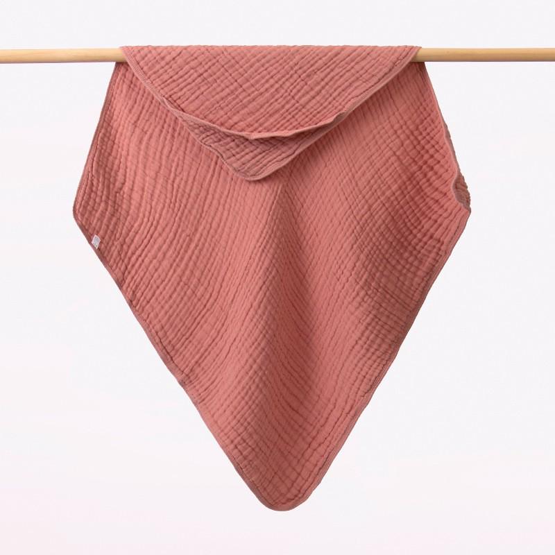 Hooded Baby Bath Towel & Soft Gauze Swaddling Blanket