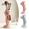 Cute Ballet Shoe Stationery Storage 3D Printed Pen Holder, Decorative Desktop Organizer for Cosmetics Tools Art Supplies, Creative Makeup Brush Holder