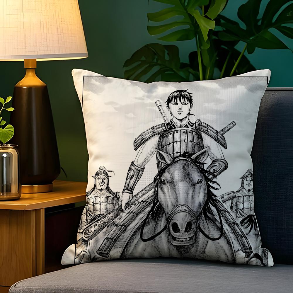 Comic Cartoon Kingdom K-Kingudamu 3 Pillow Case Natural Linen Pillow Case Double-Sided Decor Sofa Pillowcase Home Decor