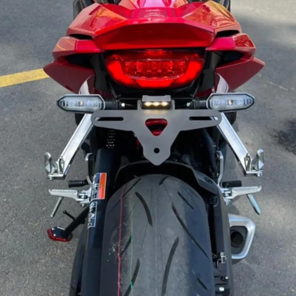 Motorcycle License Plate Holder Bracket Rear Tail Tidy Fender Eliminator Kit FOR HONDA CB650R / CBR650R 2021-2022-2023 CBR650R