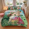 Girl Garden Print 3Pcs Bedding Setduvet Cover With 2 Bedropillowcase Home Birthday Gift