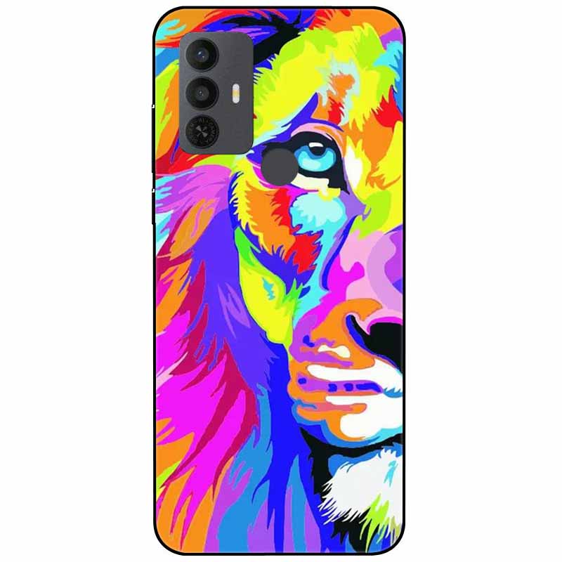 Für TCL 30 SE Hülle 305 6.52'' Silikon Weich Mode TPU Handyhülle für TCL 305 306 30SE Hülle 6165A Bumper Funda für TCL30SE 405