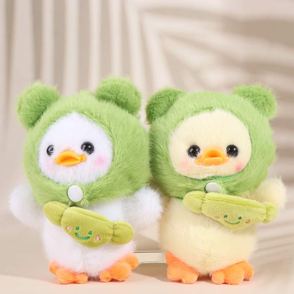 

Plush Hiking Duck Doll Keychain Soft Spring Hiking Duck Keychain Hiking Duck Plush Keychain Girls білий