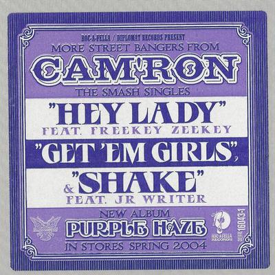 12inch Record CAM'RON - Hey Lady / Get 'Em Girls / Shake DEFR160431 Roc-A-Fella Rec 2004 US Rap & Hip-Hop/R&B Used