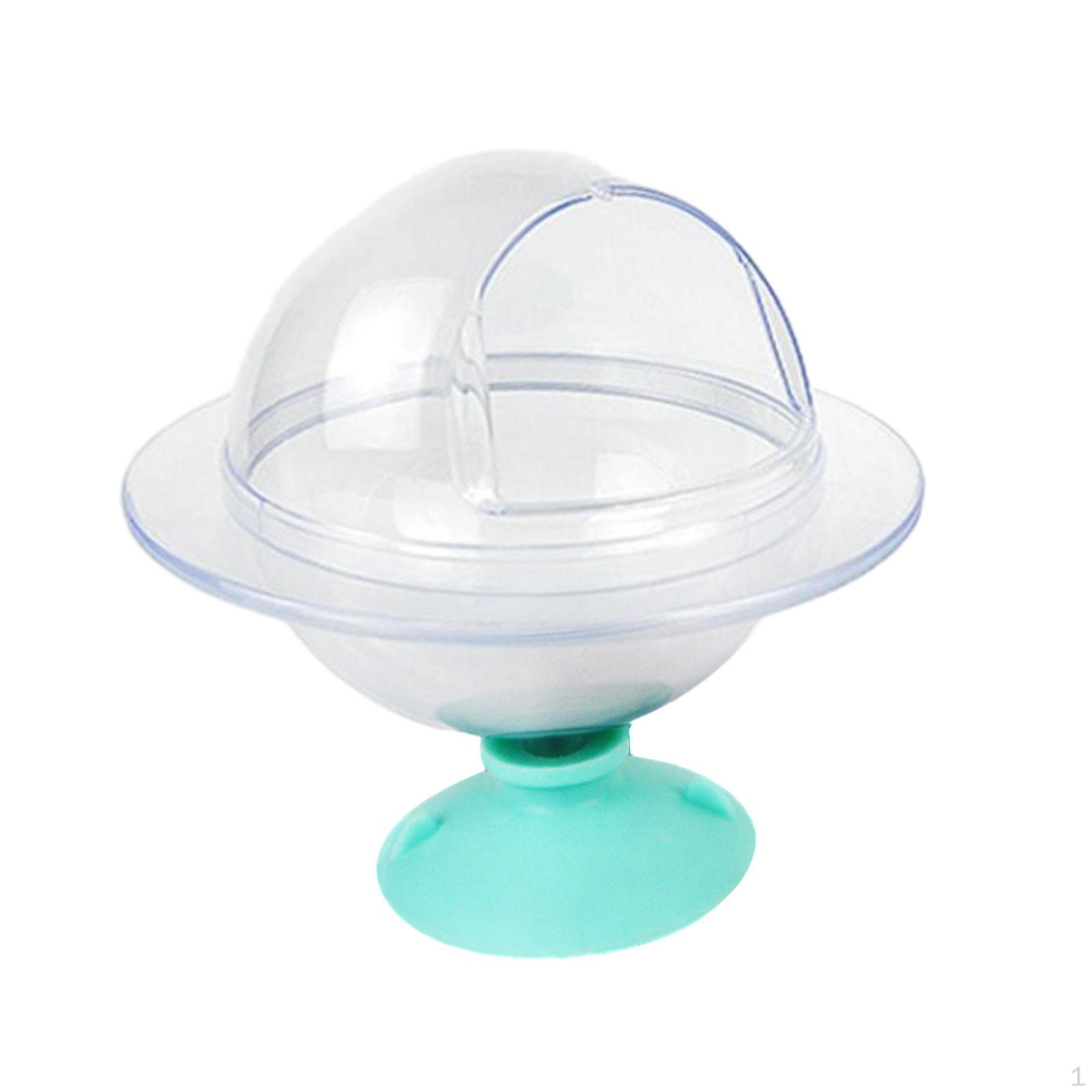 

Прозрачный песочный домик для купания хомяков со съемным душем зелёный